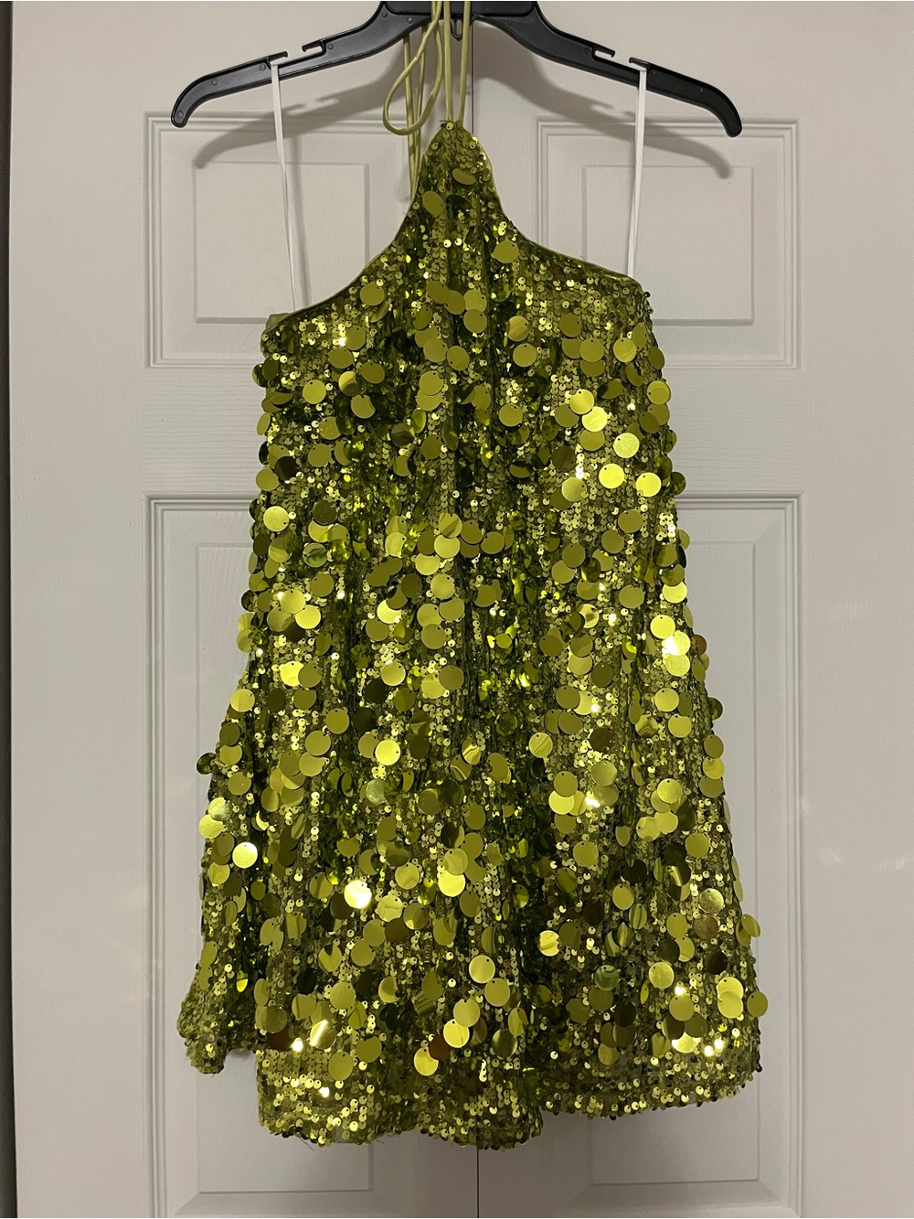Fluorescents Halter Mini Dress Green - Picture 4 of 7